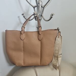 Lucky Brand Tan Leather Tote Bag